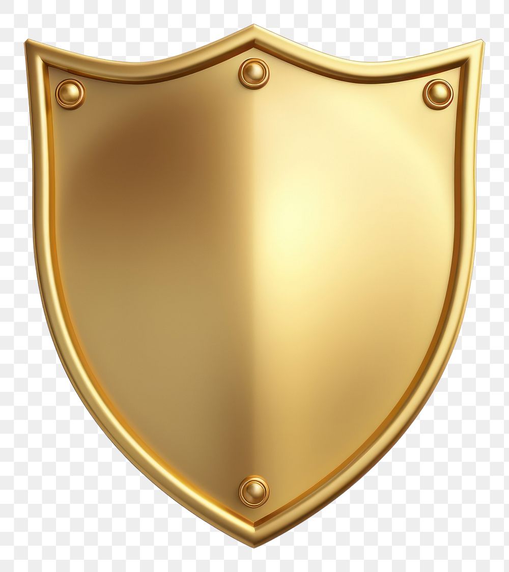 PNG Shield gold white background accessories.