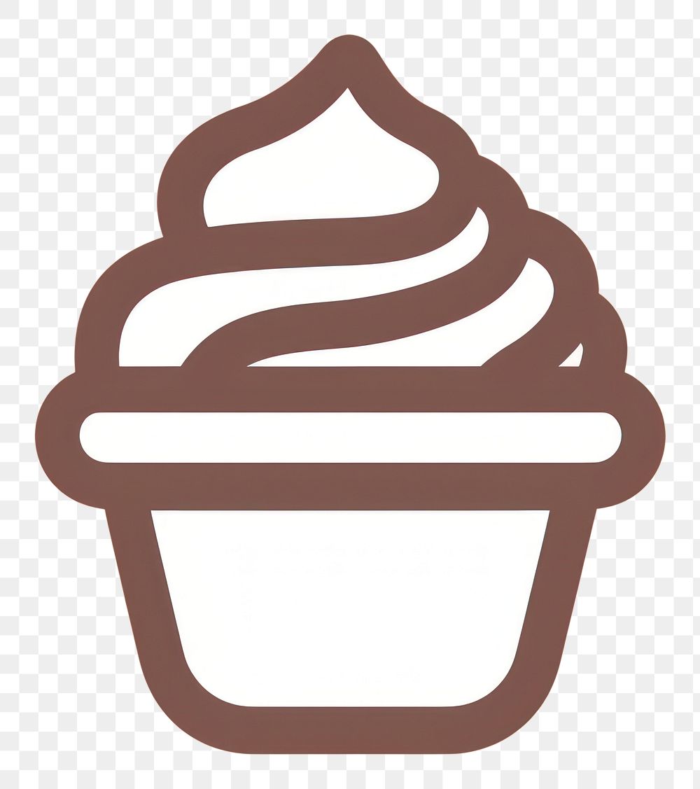 PNG Milkshake icon dessert cupcake cream.