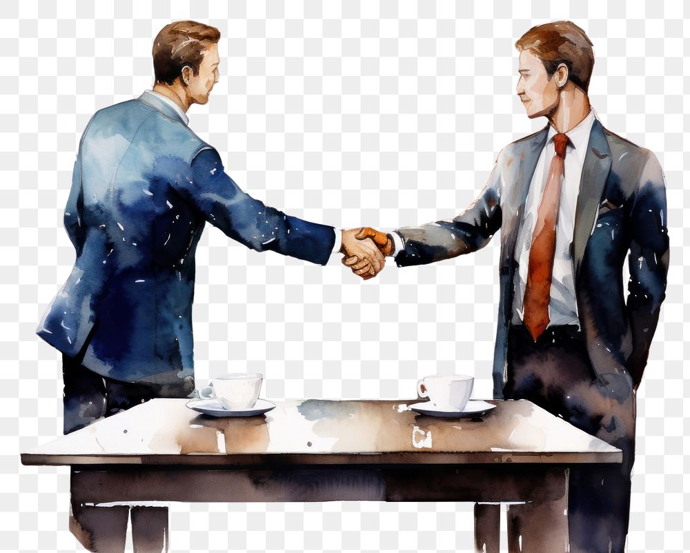 PNG Shaking hands adult man advertisement.