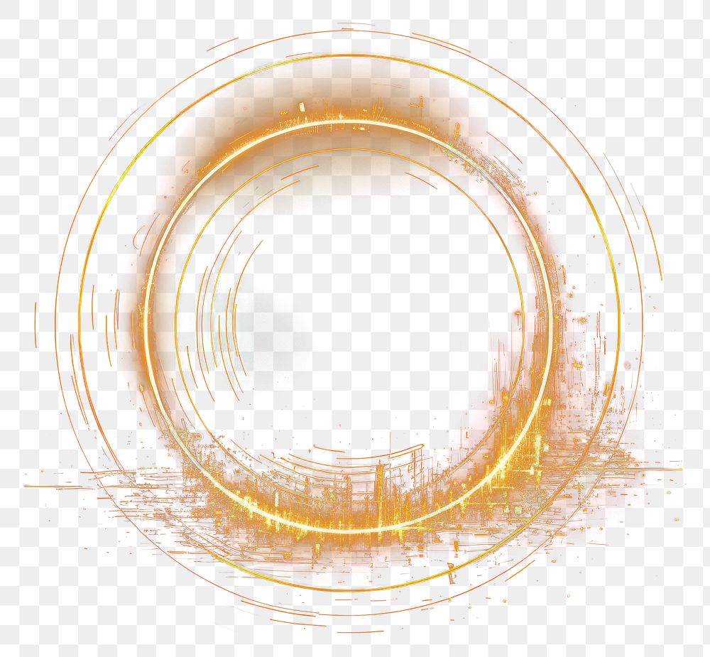 PNG Circle technology abstract light.