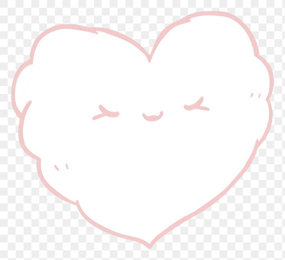 PNG Cute heart drawing backgrounds creativity. AI generated Image by rawpixel.