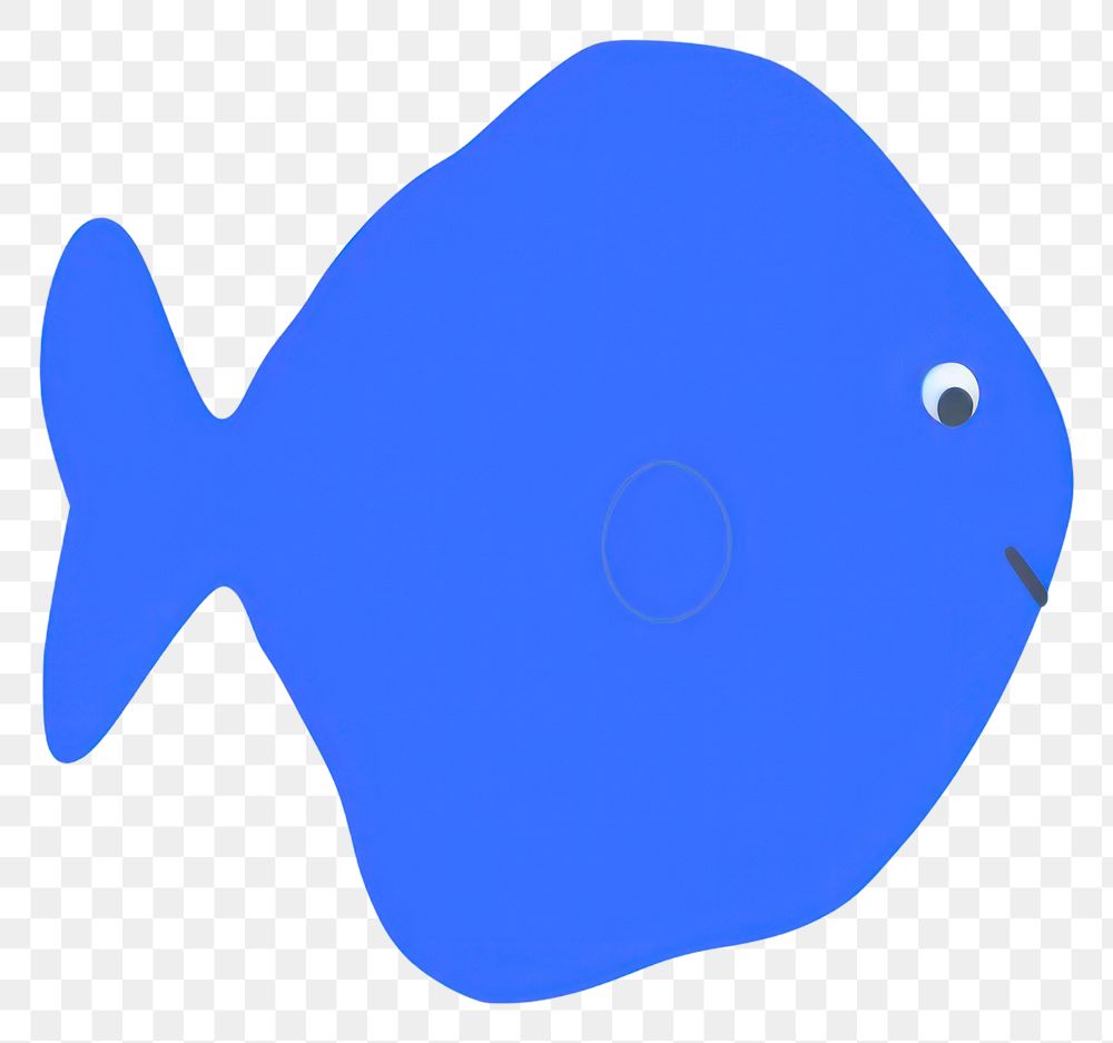 PNG Royal Blue Tang Fish fish swimming animal. AI generated Image by rawpixel.