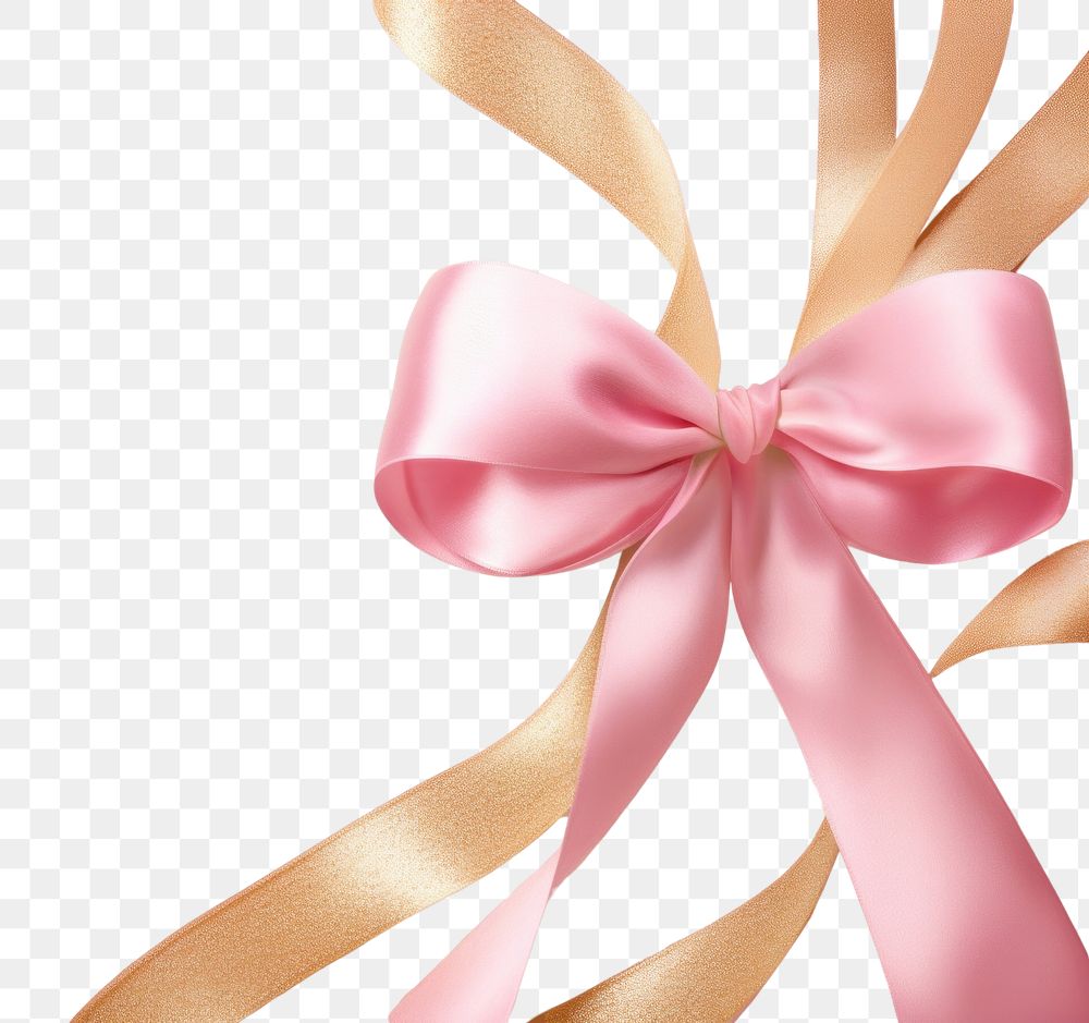 PNG Pink backgrounds ribbon gold. AI generated Image by rawpixel.
