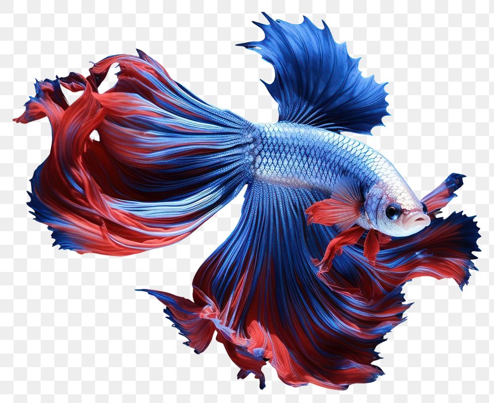 PNG Siamese Fighting Fish fish animal water. AI generated Image by rawpixel.