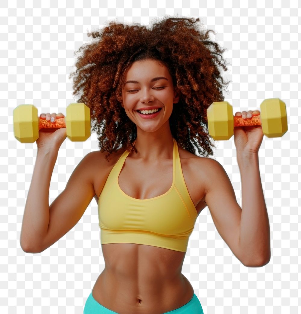 PNG  Exercise sports adult woman. AI generated Image by rawpixel.