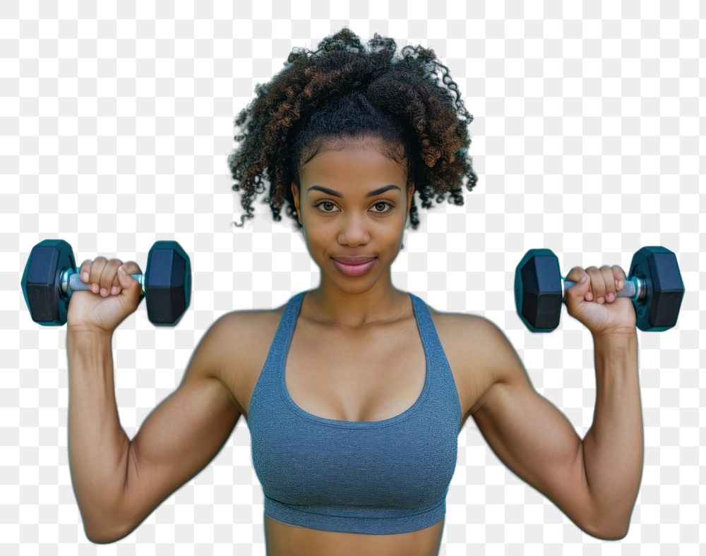 PNG  Weight training sports weight adult. AI generated Image by rawpixel.
