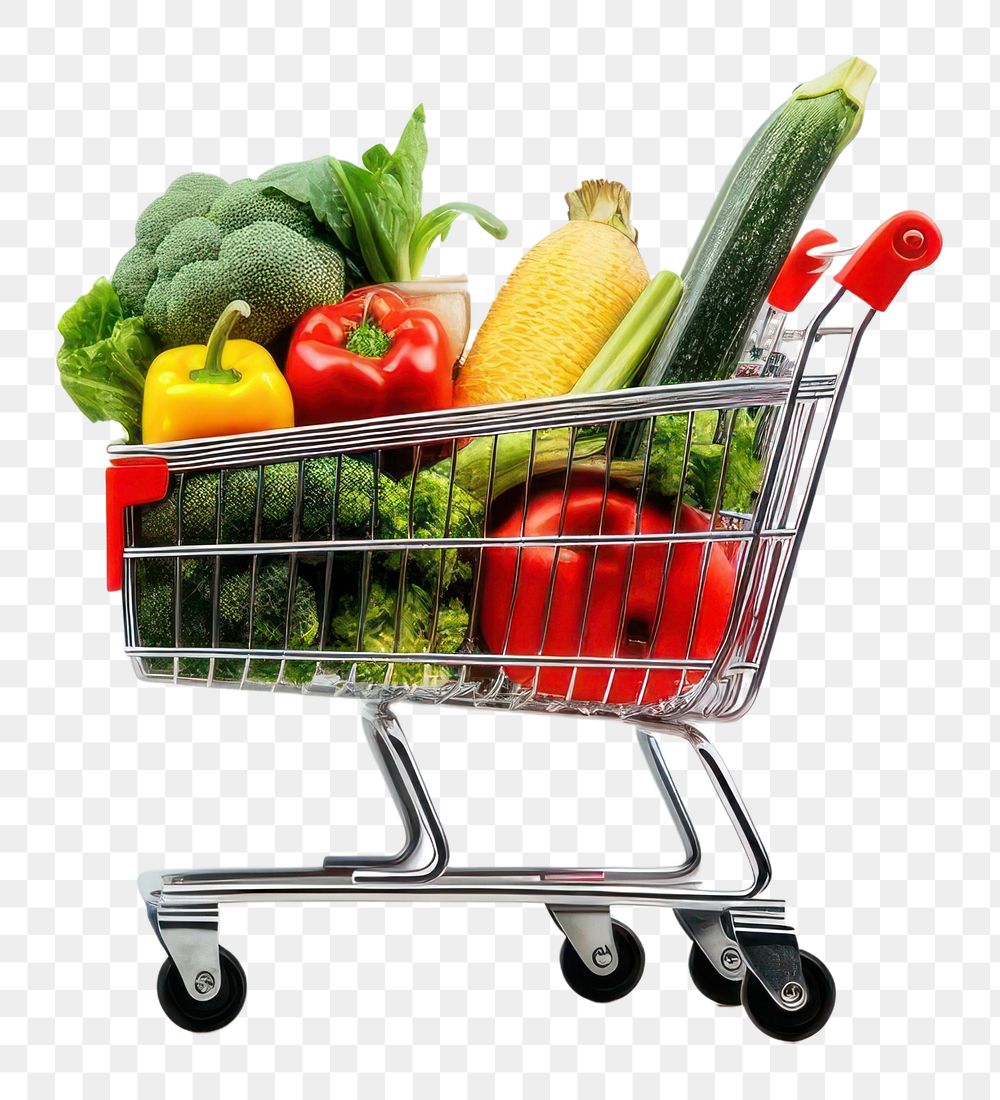 PNG  Healthy food supermarket vegetable shopping.