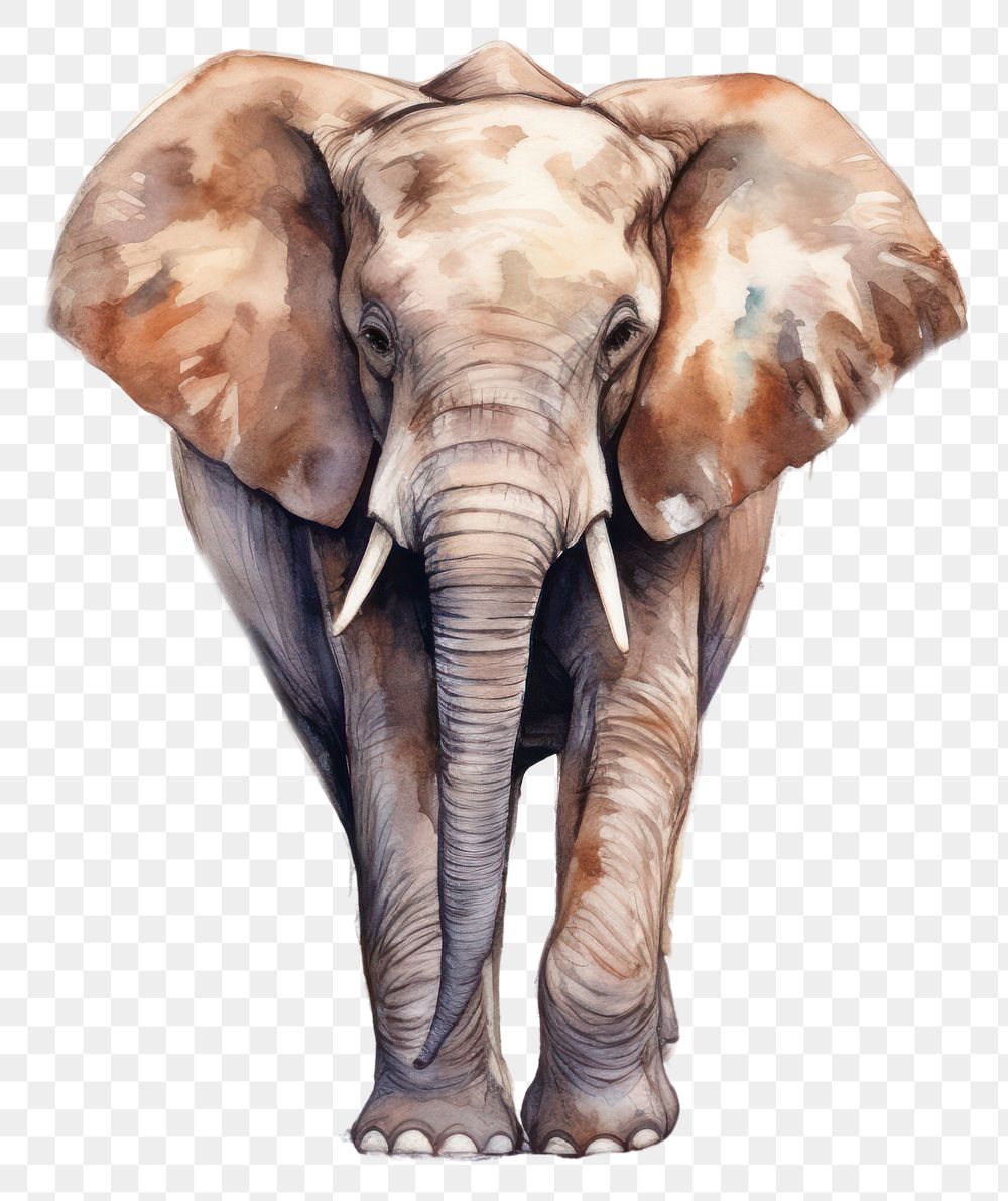 PNG Elephant elephant wildlife animal.