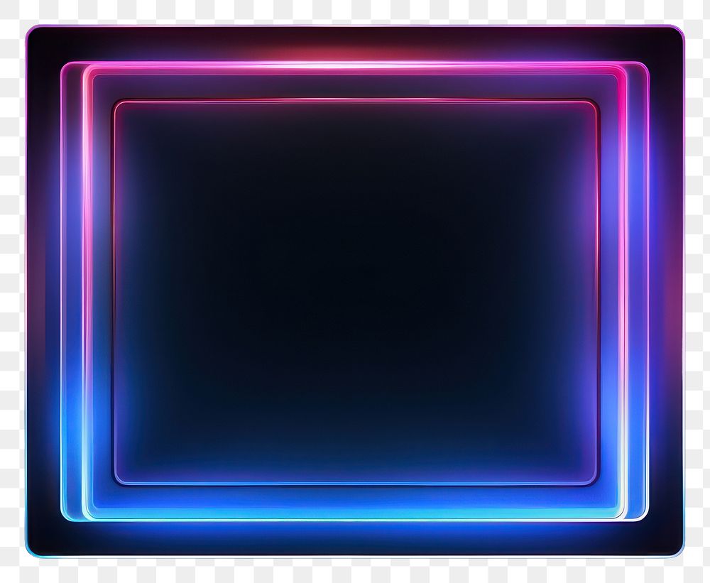 PNG Rectangle light neon technology.