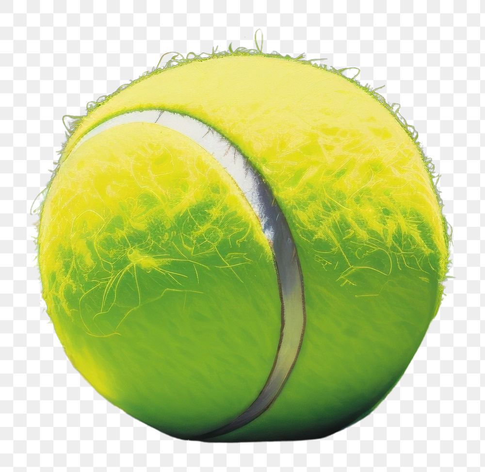 PNG Tennis sports ball sphere.