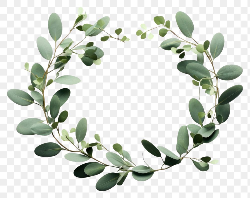PNG  Wreath plant Eucalyptus wreath leaf celebration. 