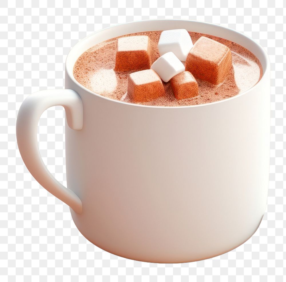 PNG  Hot chocolate dessert drink pill. AI generated Image by rawpixel.