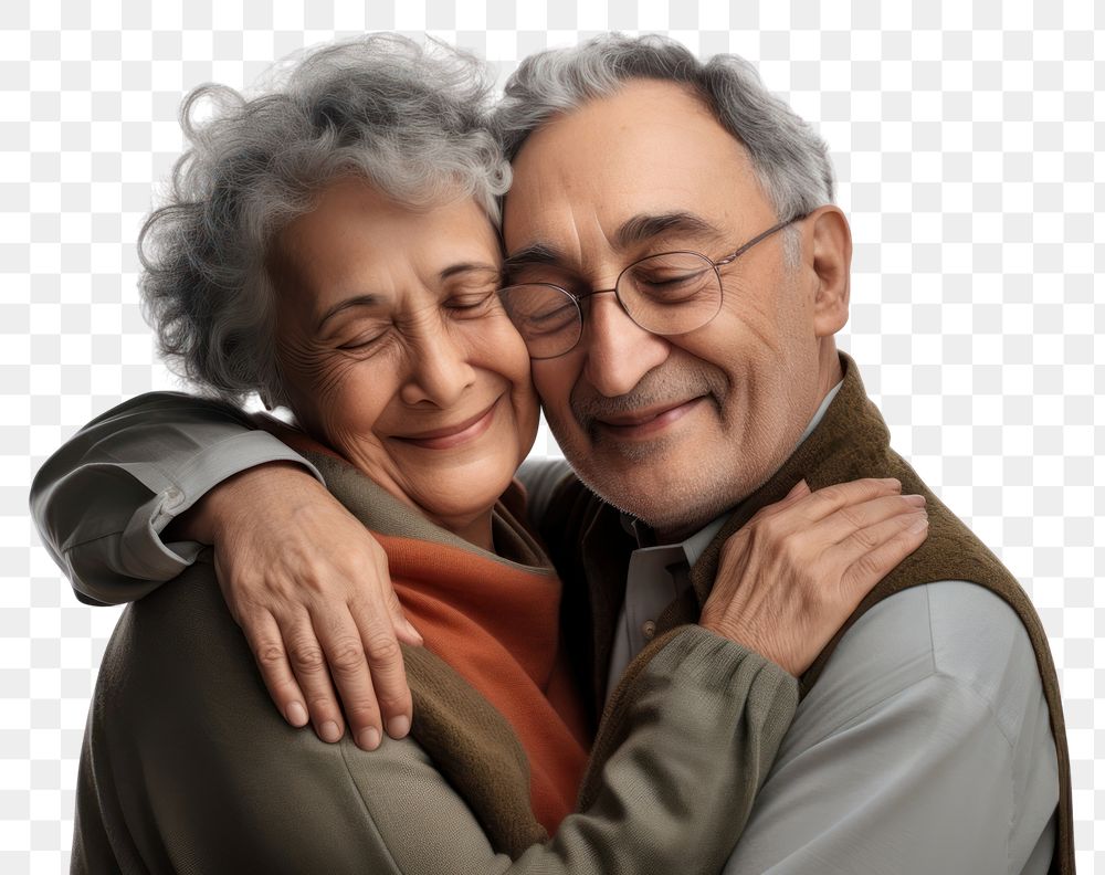 PNG Portrait hugging happy men. AI generated Image by rawpixel.