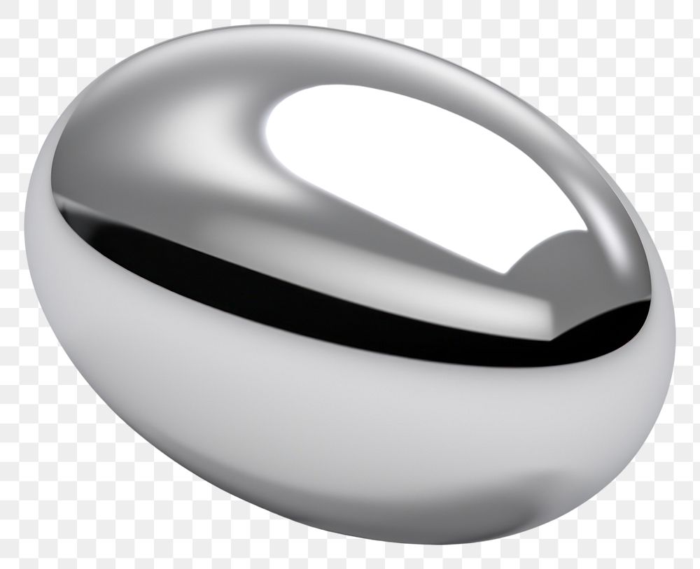 PNG Key Chrome material silver sphere shiny.