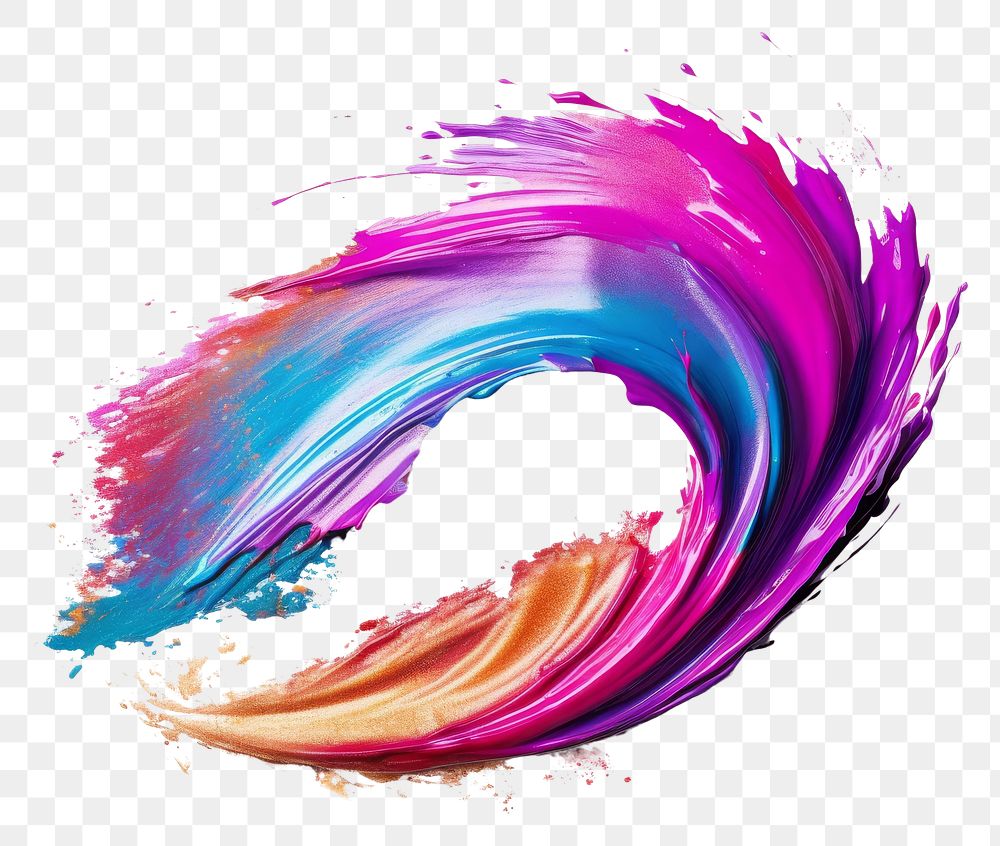 PNG Glitter paint brush stroke abstract purple white background.
