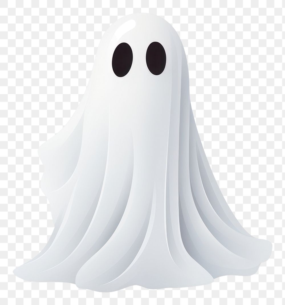 PNG  A ghost white white background representation. AI generated Image by rawpixel.