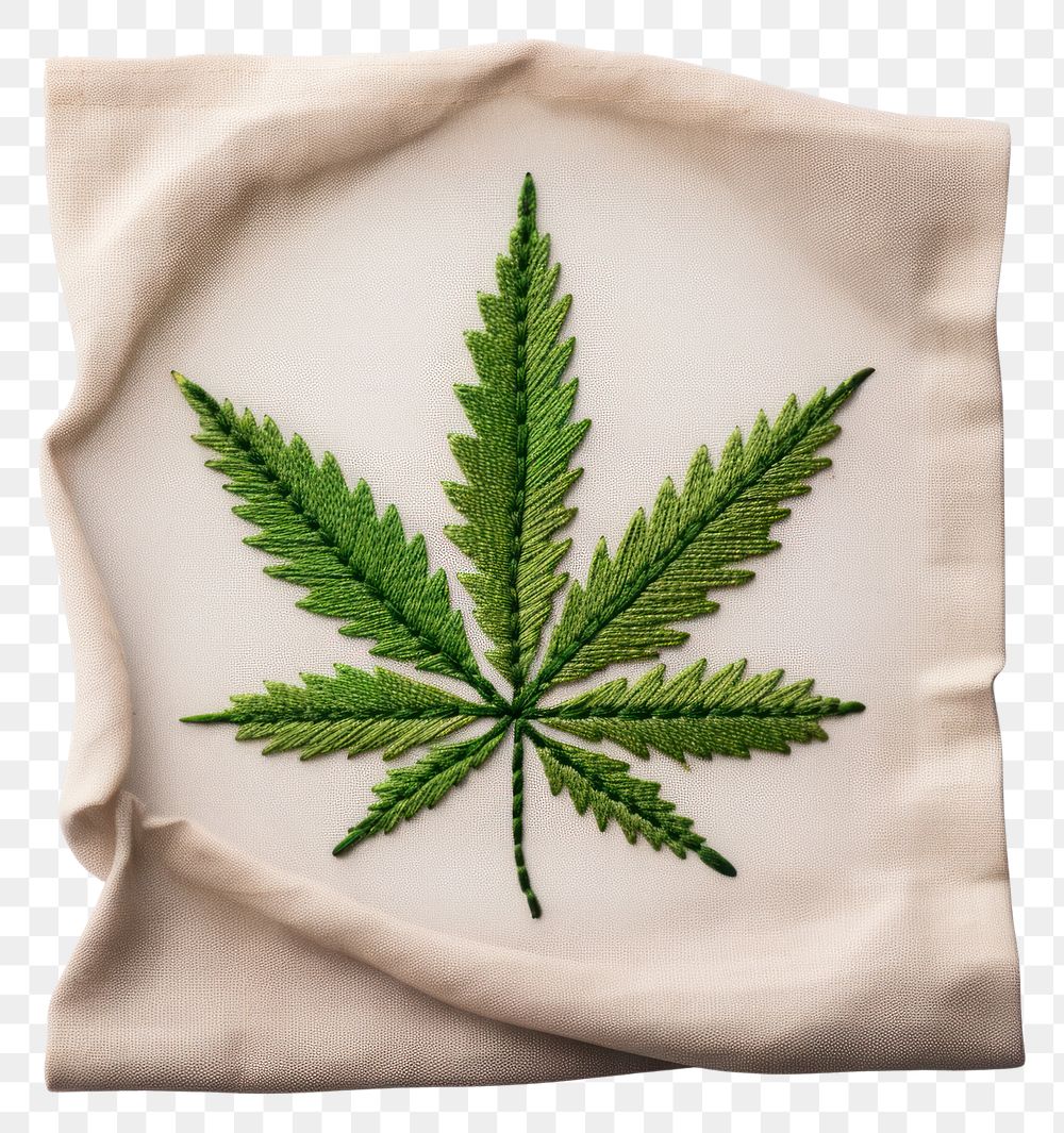 PNG A marijuana textile pattern plant.