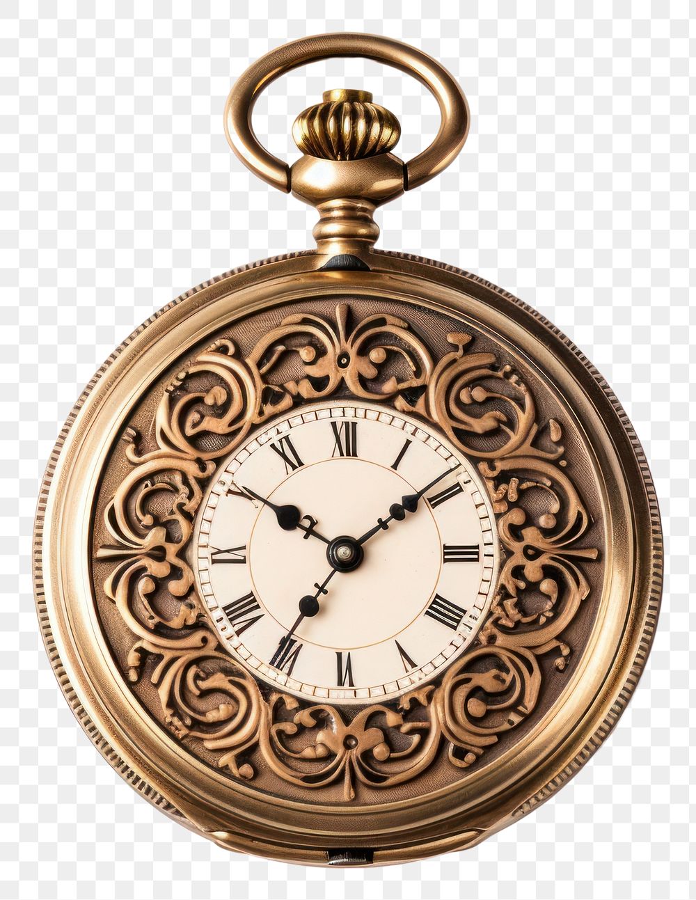 PNG  Antique pocket watch wristwatch pendant jewelry. AI generated Image by rawpixel.