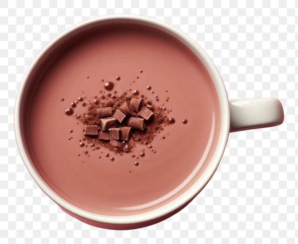 PNG  Hot chocolate dessert drink cup. AI generated Image by rawpixel.