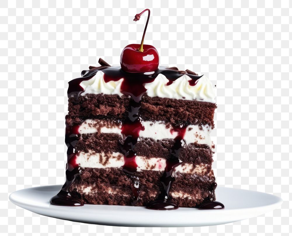 PNG Dessert cream fruit cake