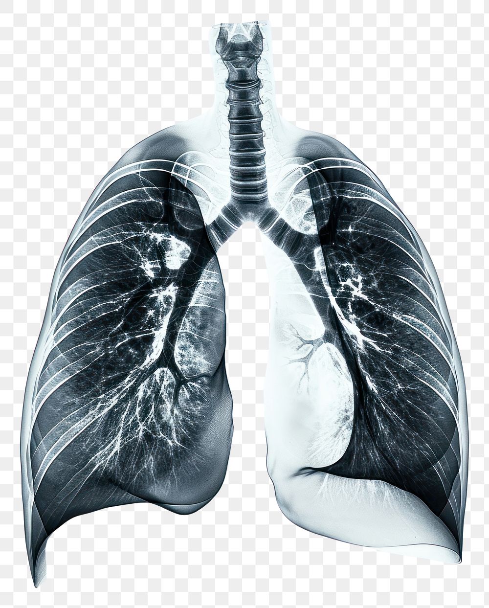 PNG X-ray picture of lungs in film white background hospital person.