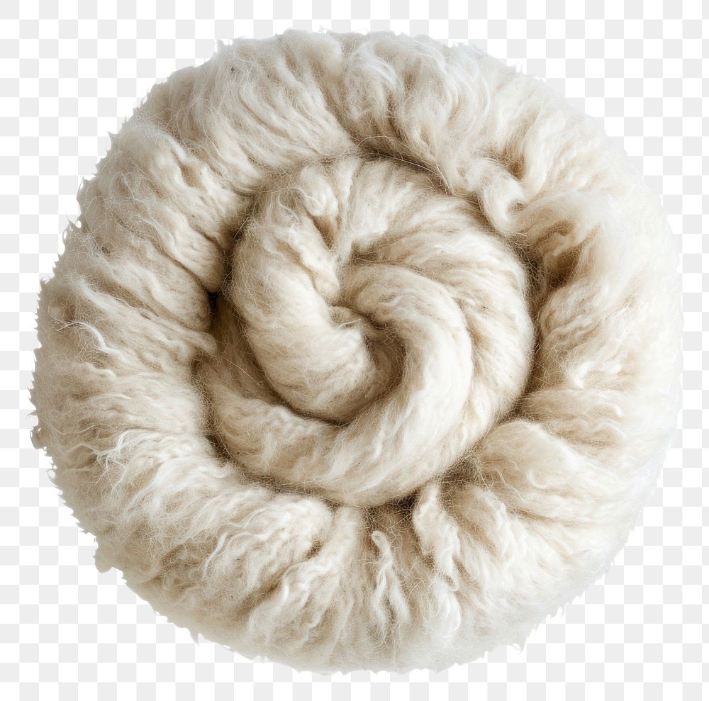 PNG Natural Wool wool white white background.