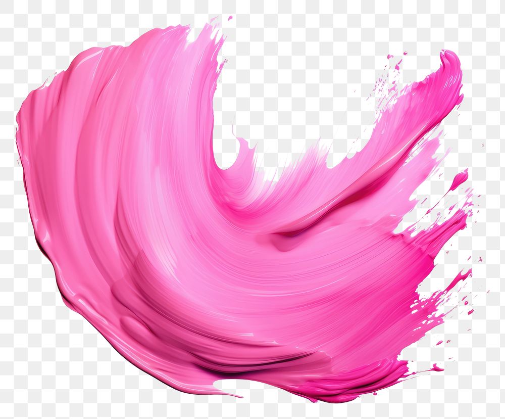 PNG Pink brush stroke backgrounds paint petal.