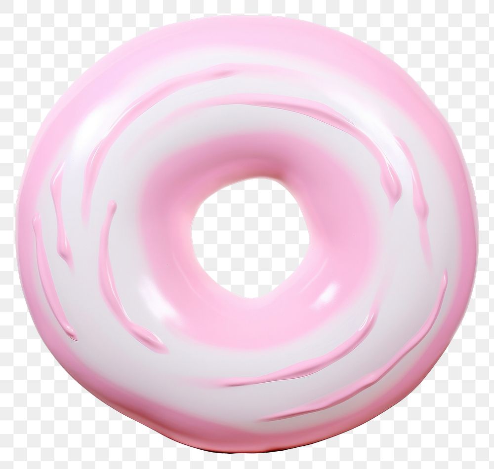 PNG  PNG  Surrealistic painting of donut food white background confectionery.