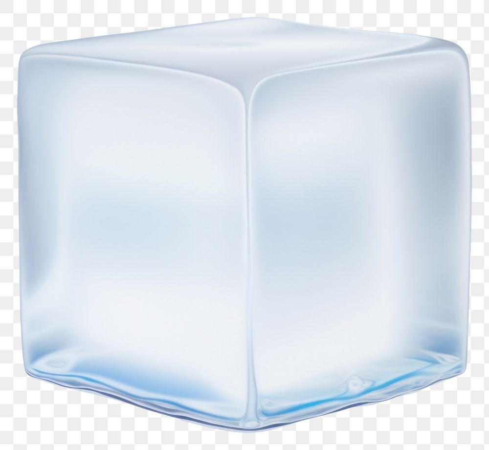 PNG  Surrealistic painting of ice cube melt glass white background transparent.