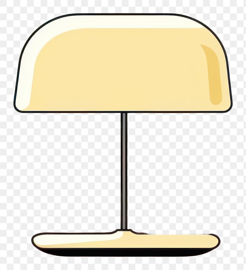 PNG Table lamp shape lampshade furniture line.