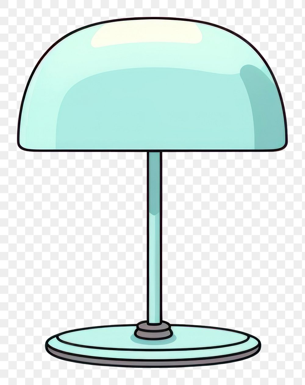 PNG Table lamp lampshade line furniture.