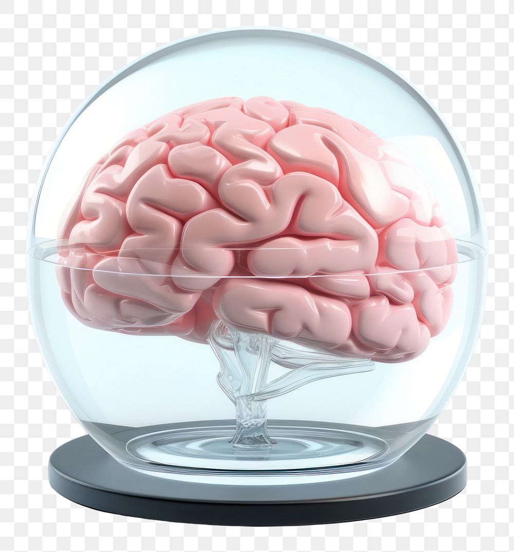 PNG Brain transparent white background science.