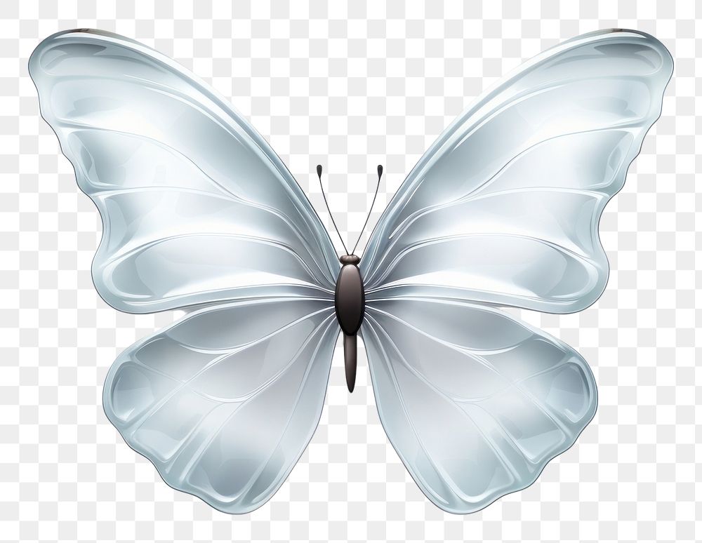 PNG Flying butterfly animal insect white.