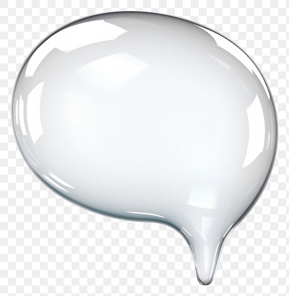 PNG Speech bubble big arrow transparent glass white.