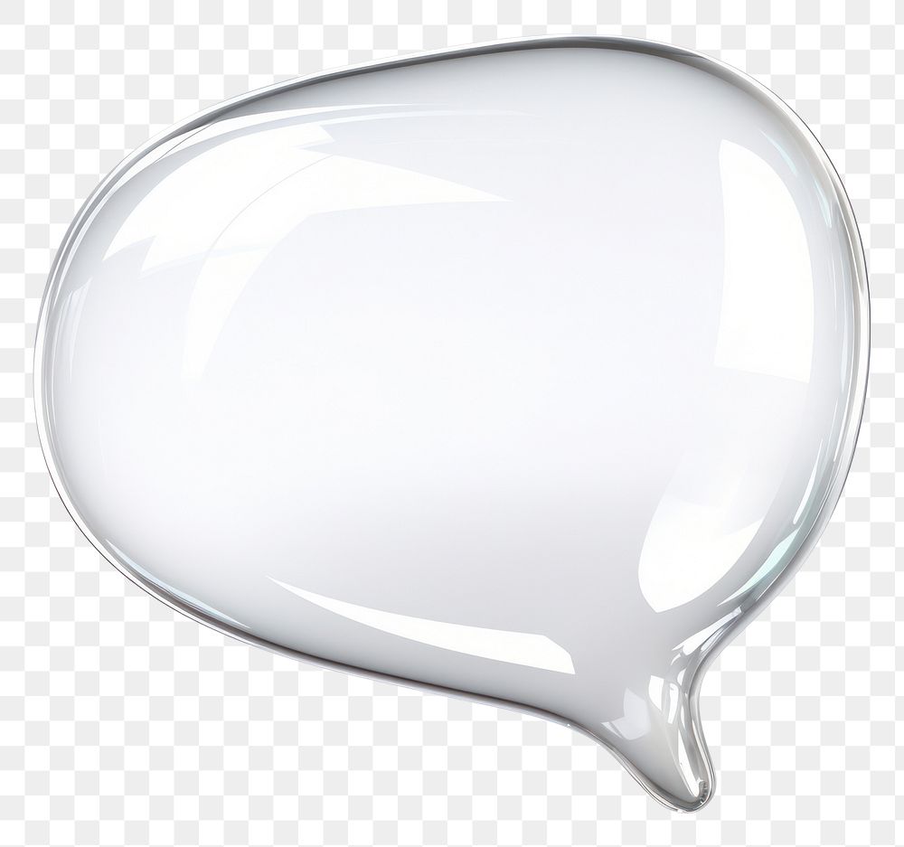 PNG Speech bubble big arrow transparent glass white background.