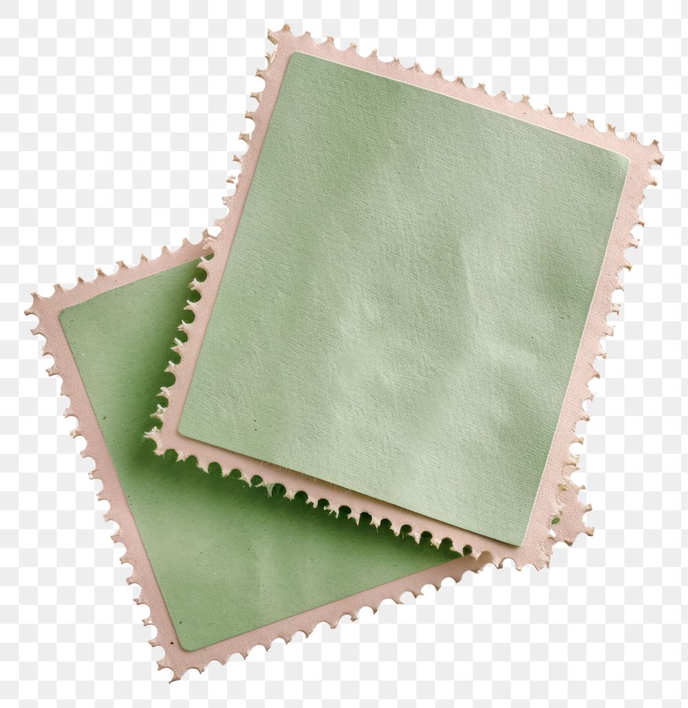 PNG  Blank postage stamp backgrounds paper green.