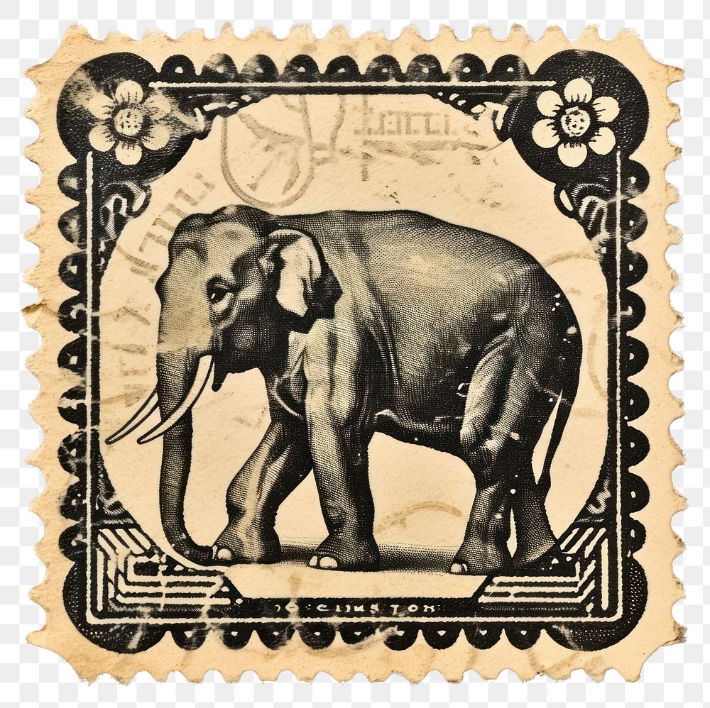PNG Elephant wildlife mammal animal.