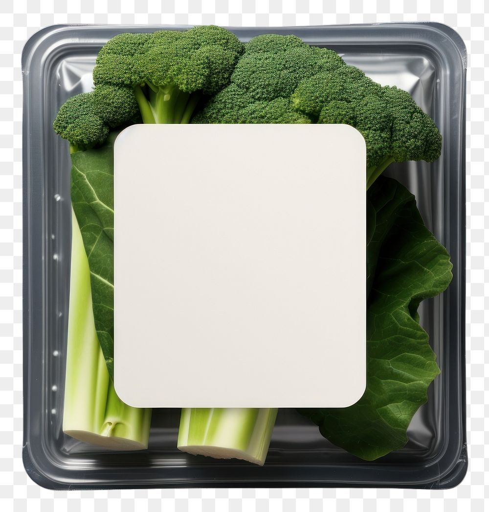 PNG Vegetable plastic packaging broccoli food cauliflower.