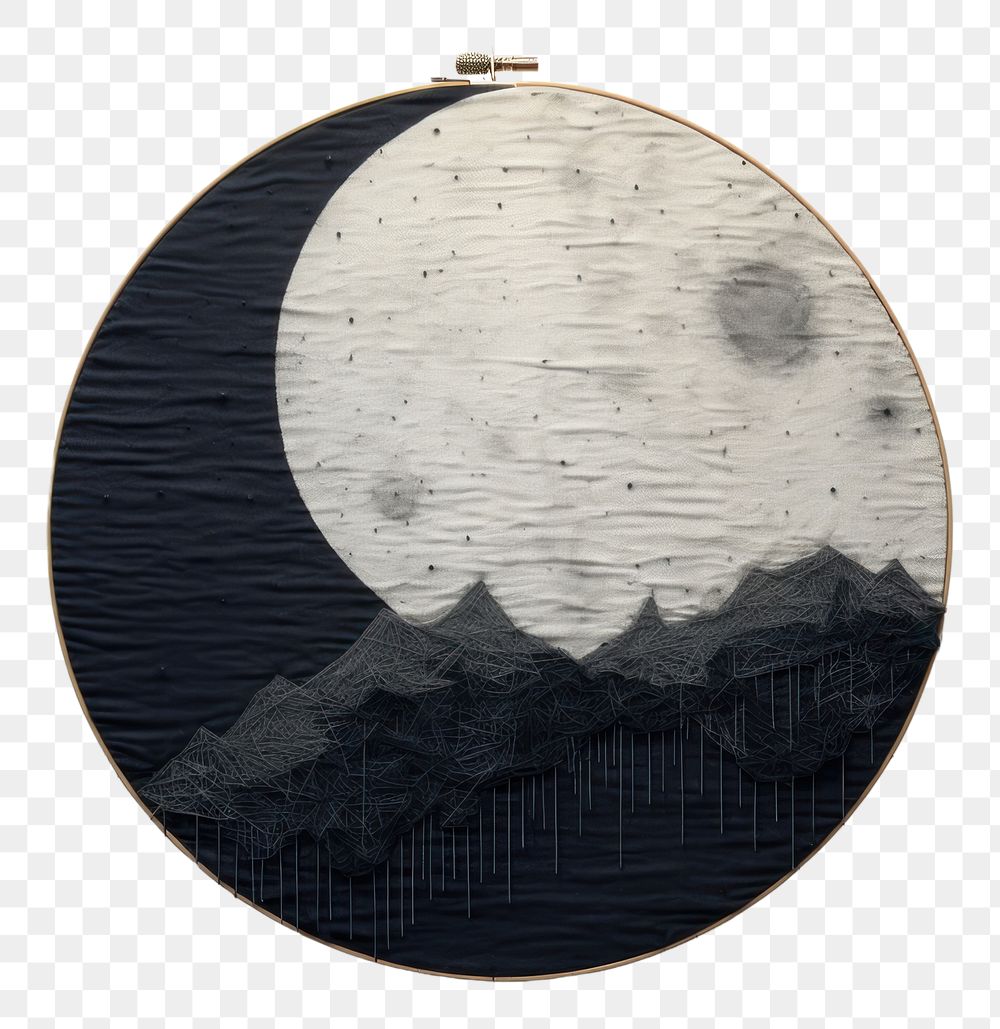 PNG Minimal moon in the sky art creativity painting.