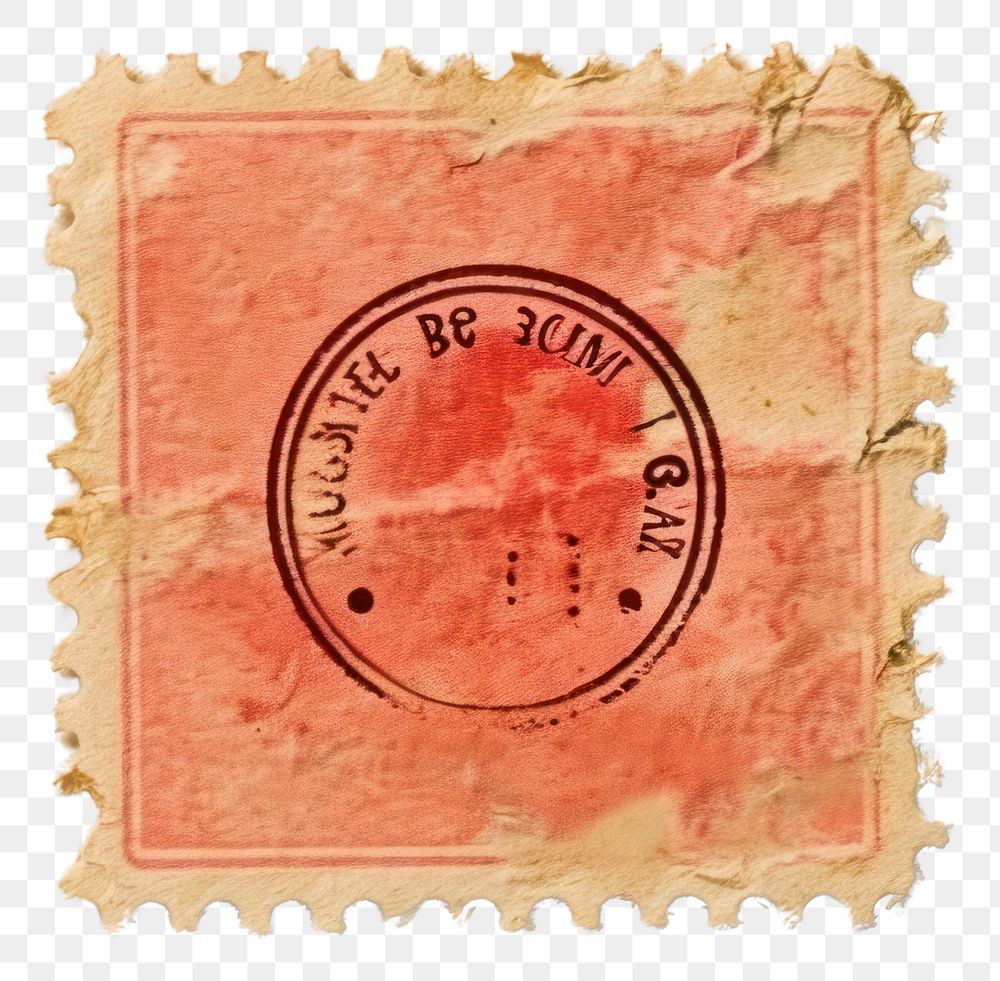 PNG Blank vintage stamp paper text envelope.