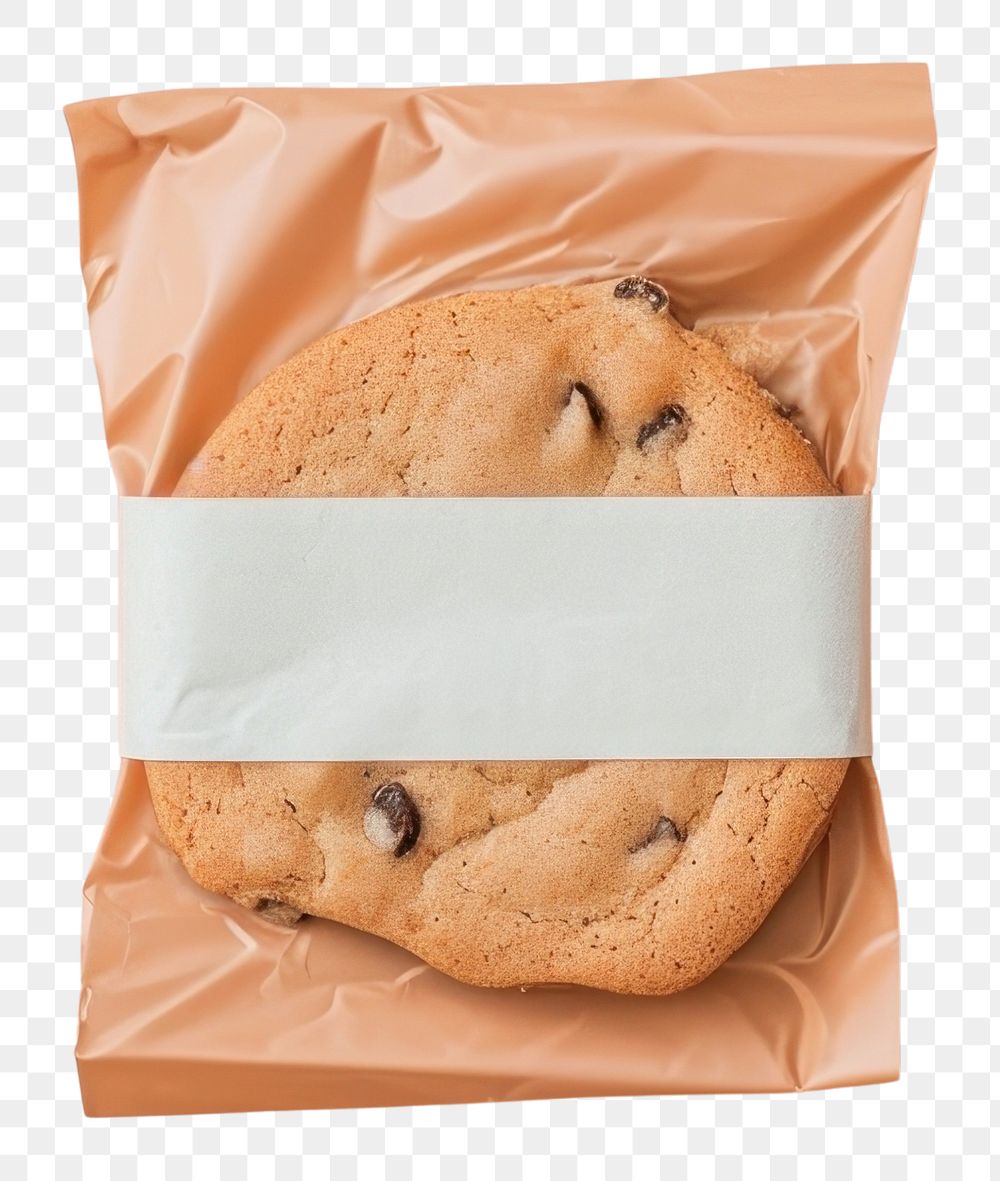 PNG  Packaging mockup cookie paper food.