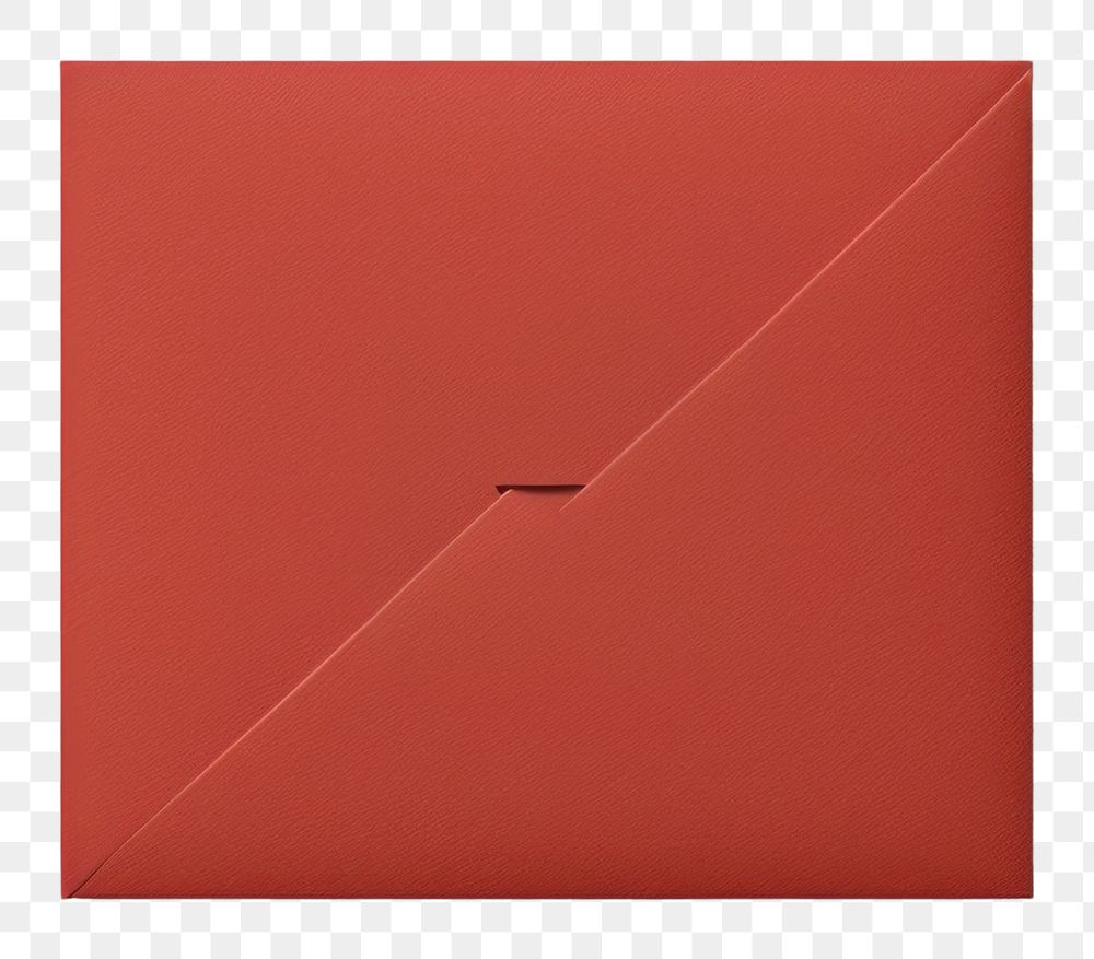 PNG  Red packaging mockup paper simplicity letterbox.