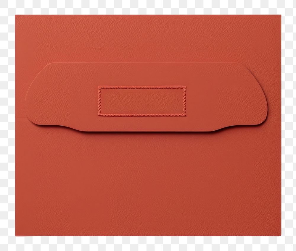 PNG  Red packaging mockup envelope paper text.