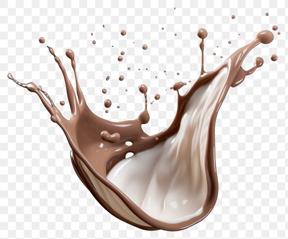 PNG Chocolate milk splash simplicity splashing beverage.