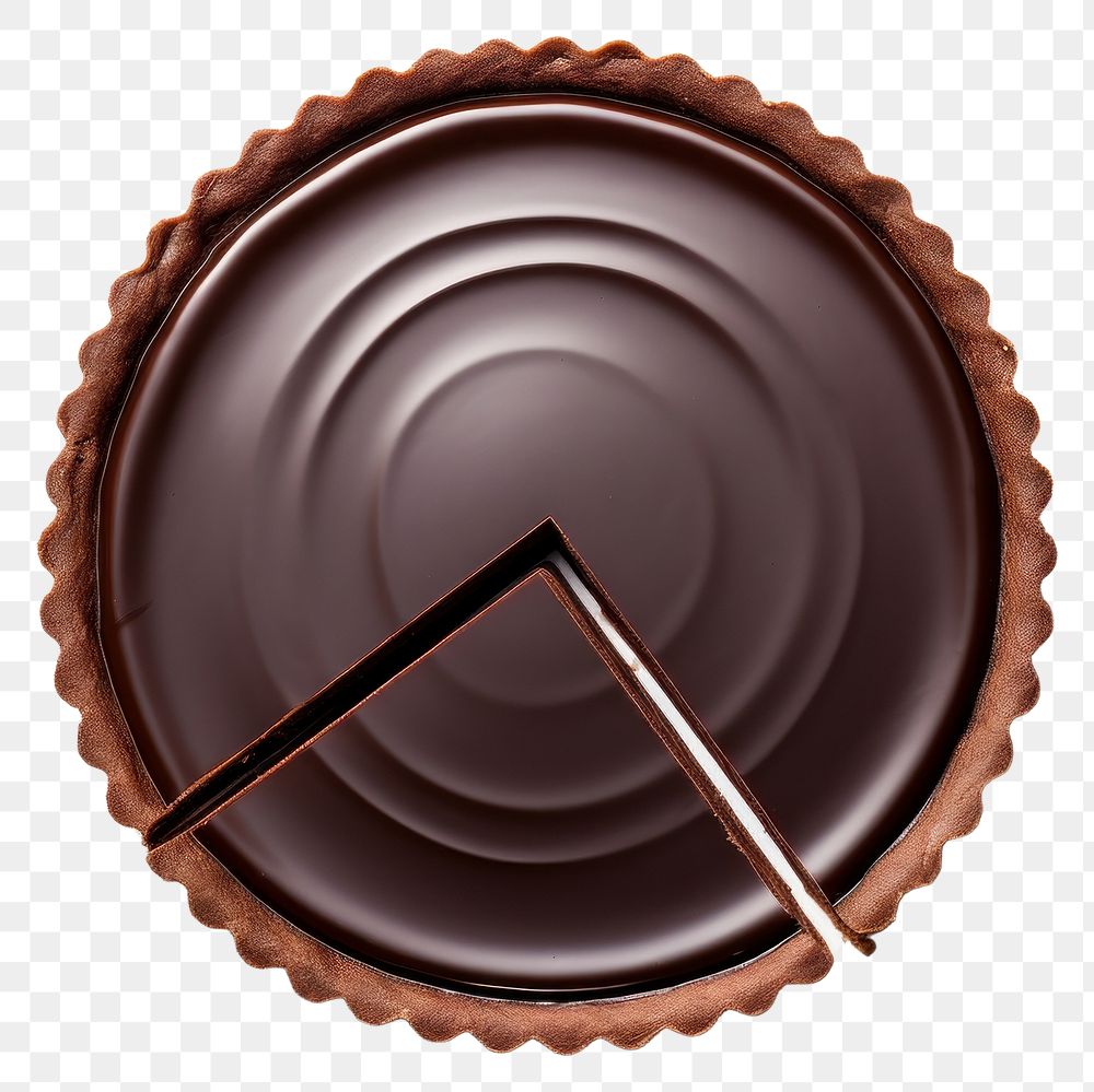 PNG Chocolate tart dessert plate food.