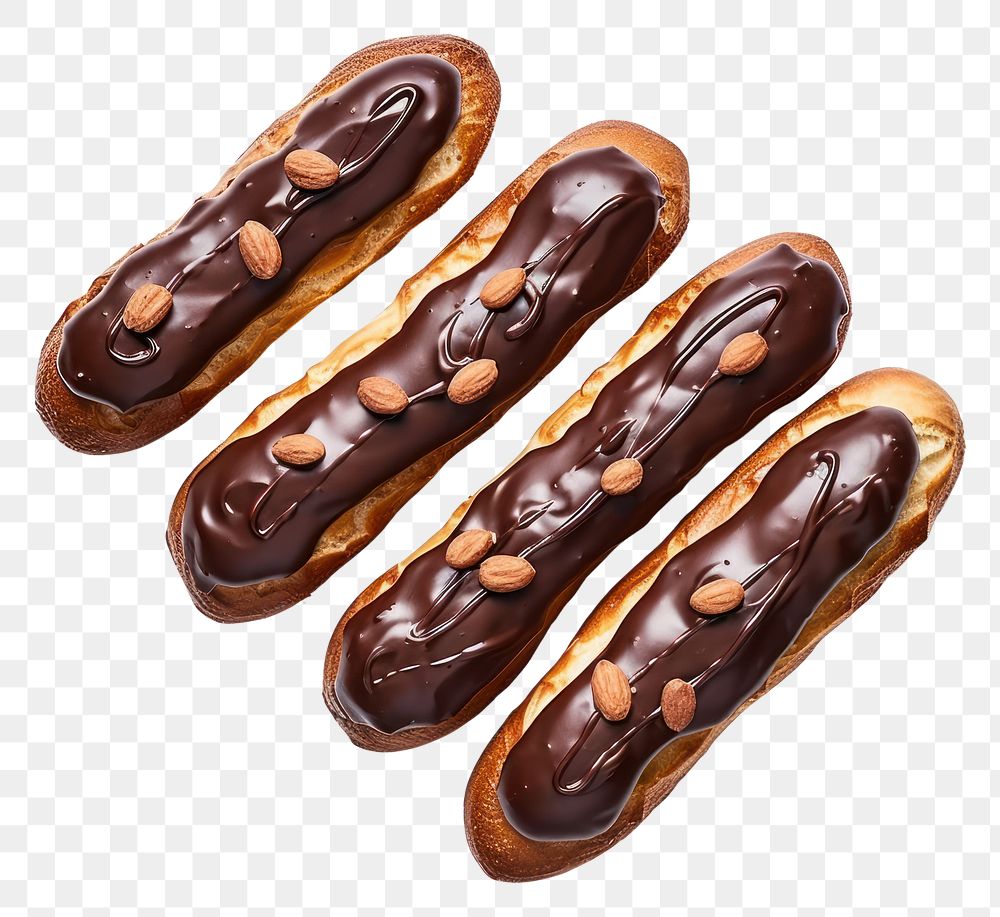 PNG Eclairs dessert food 