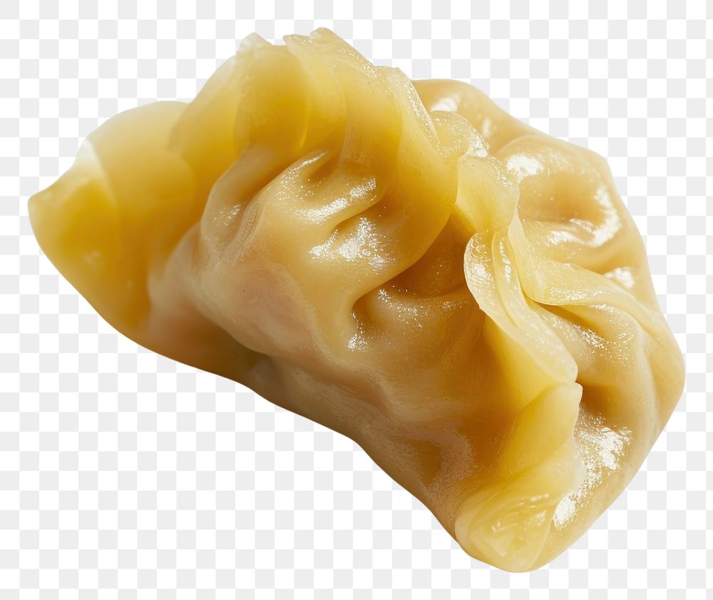 PNG Piece of dim sum food white background freshness.