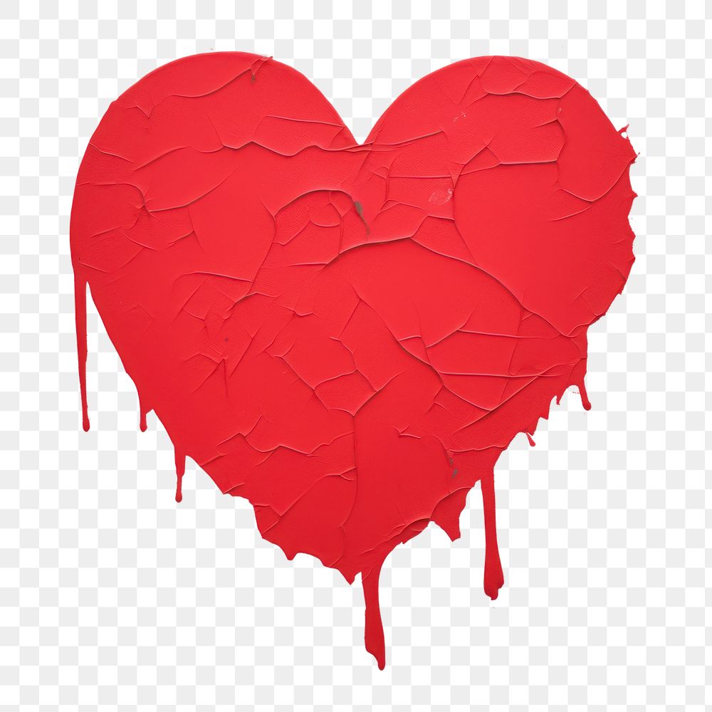 PNG  Heart creativity splattered drawing. AI generated Image by rawpixel.
