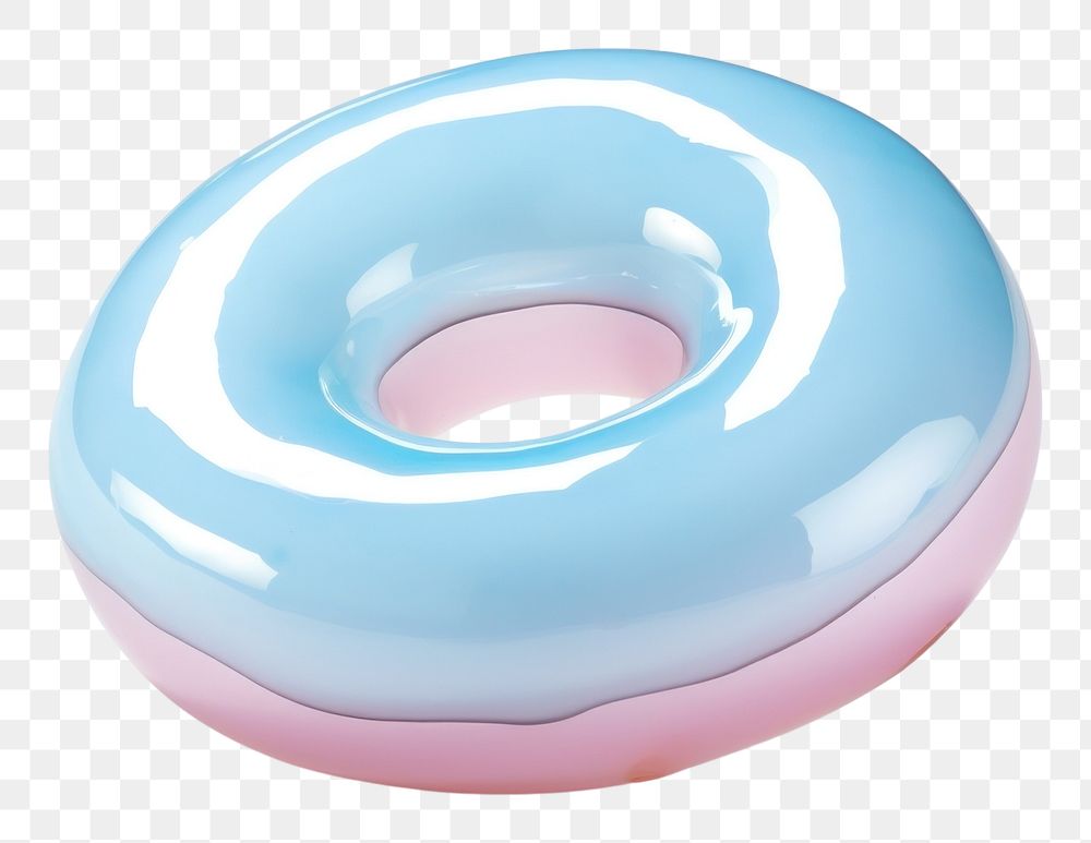 PNG Glass shape donut white background confectionery inflatable.