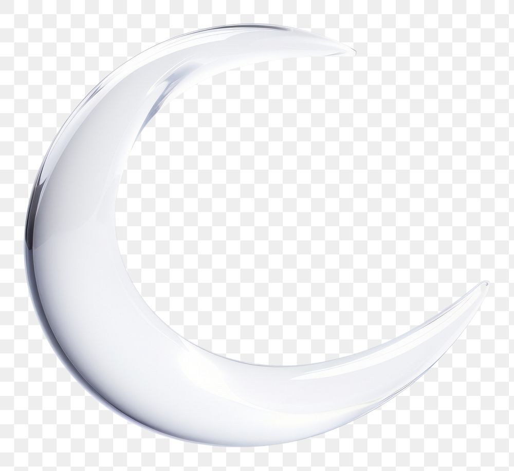 PNG Crescent moon shape nature white white background.